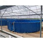 Hot sell PVC Canvas Fish Tank Farming Round Fish Pond Tank  tilapia farming supplier
