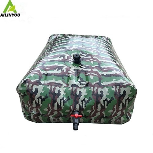 China Soft Flexible  PVC Water Bladder Tank Collapsible Water Tank 1000 liter for sale