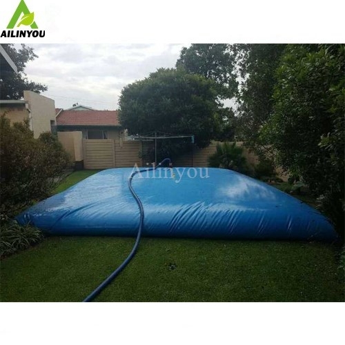 Rainwater tank Hot Selling 200000 Liter Portable Inflatable PVC Tarpaulin Flexible Water Storage Pillow Tank for Industr