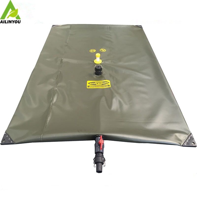 flexible and foldable pvc pure water storage tank 5000 liter water bladder