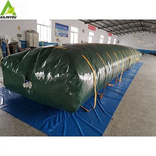 Factory  Sale 500,000L Large Collapsible PVC Tarpaulin Industrial  Water Harvesting Storage Water Bladder Tank