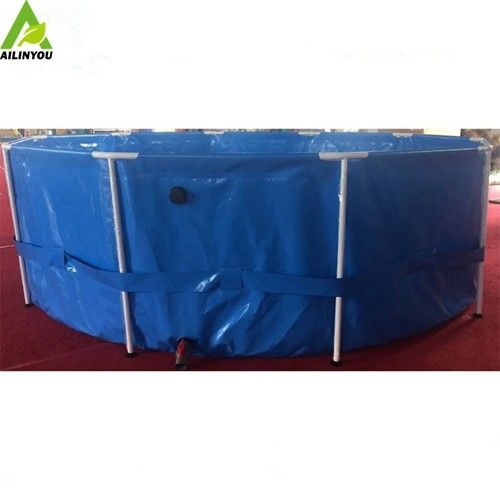 collapsible tarpaulin fish tank 5000 Liters aquaponics fish tank for fish breeding