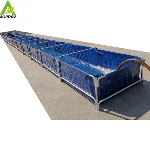 Indoor or outdoor foldable pvc collapsible pisciculture tank pool