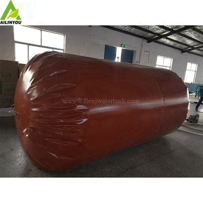Chinese manufacturer PVC biogas bladder flexible red mud home use storage balloon biogas bag