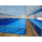 1000L~50000L Durable and  Portable PVC Tarpaulin Canvas Water Fish Farming Aquaculture tank supplier