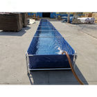Ras fish farming equipment durable foldable PVC/TPU Canvas fish tank supplier
