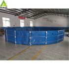 20000Litres PVC flexible wire mesh tank for  Fish farming tank  and water storage supplier