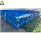 durable fish trap 4000L~50000L foldable portable Frame PVC tarpaulin betta fish tank farming supplier