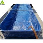 aquaculture fish tanks flexible and foldable pvc tarpaulin fish tank prawn farming equipment supplier