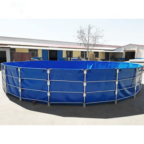 Collapsible PVC Tarpaulin Fish Tank Farming Backyard Round Fish Tank