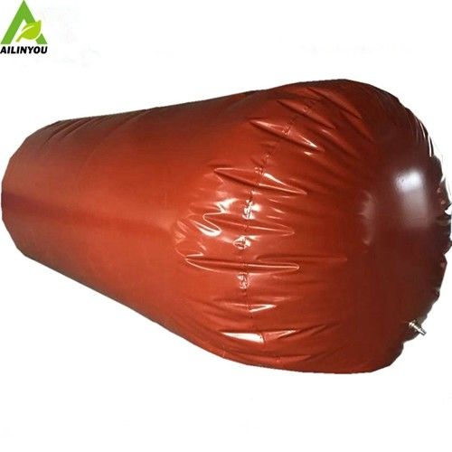 Chongqing Ailinyou 2m3 biogas storage bag pvc biogas balloon material biogas cylinder filling machine