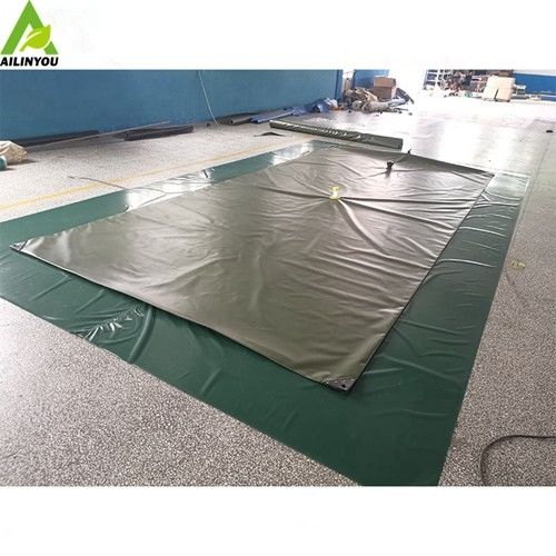 10000 Liter Pvc Tarpaulin Fabric Collapsible Water Bladder Tanks For Fire Fighting supplier