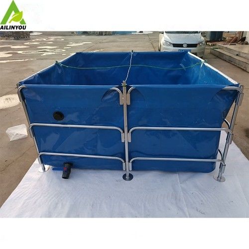 Durable portable fish tank rectangular pvc tank for farming fish