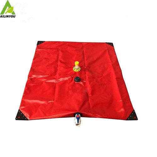Custom Foldable PVC Water Bladder Portable Food Grade Drinking Water Storage Bladder  on Boat