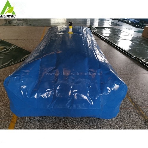 Ailinyou Good Quality Rainwater Storage Bladder Collapsible Square Water Tanks 5000 Liter for water treatment tank