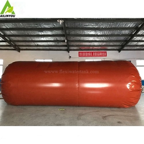 Long Life High Quality  Red Mud PVC Biogas Storage Balloon  500m3 Balloon Biogas Plant